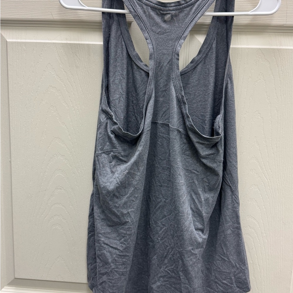 Yogalicious Heather Gray Racerback Tank - Picture 4 of 4